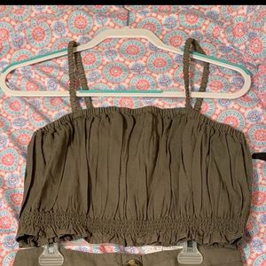 Two Piece Set. Skirt and Crop Top